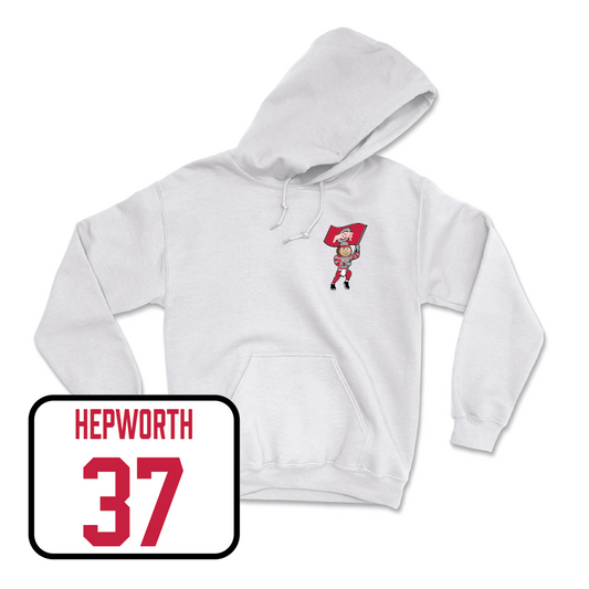 Men's Lacrosse White Brutus Hoodie - Zach Hepworth