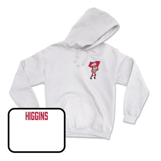 Track & Field White Brutus Hoodie  - Victoria Higgins