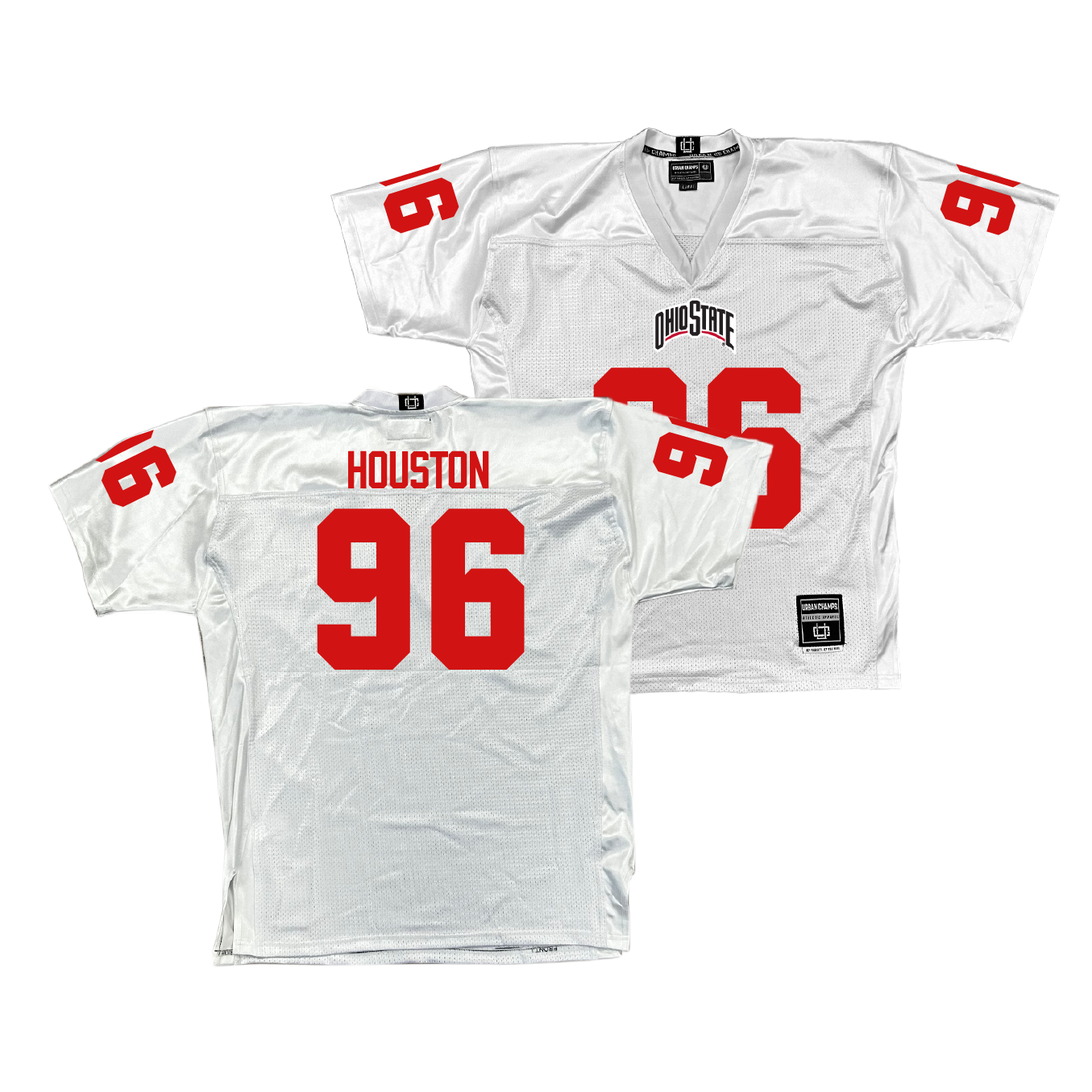 Ohio State Football White Jersey - Eddrick Houston | #96