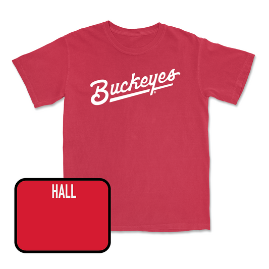 Red Swimming & Diving Script Tee - Paige Hall