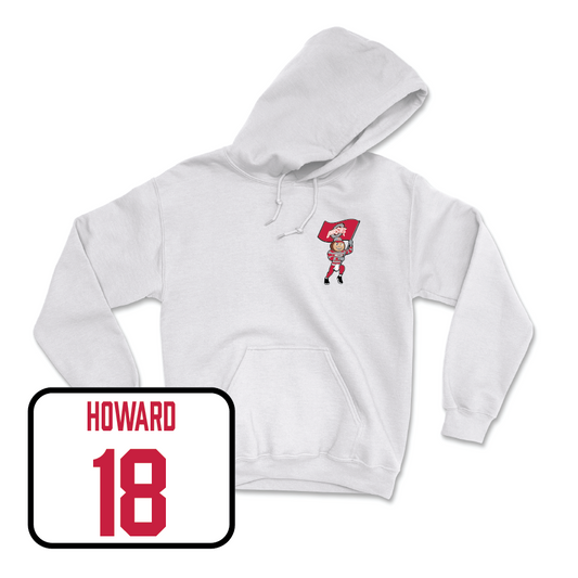 Football White Brutus Hoodie   - Will Howard