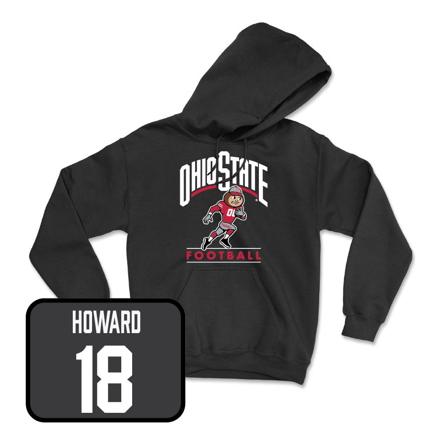 Black Football Gridiron Hoodie  - Will Howard