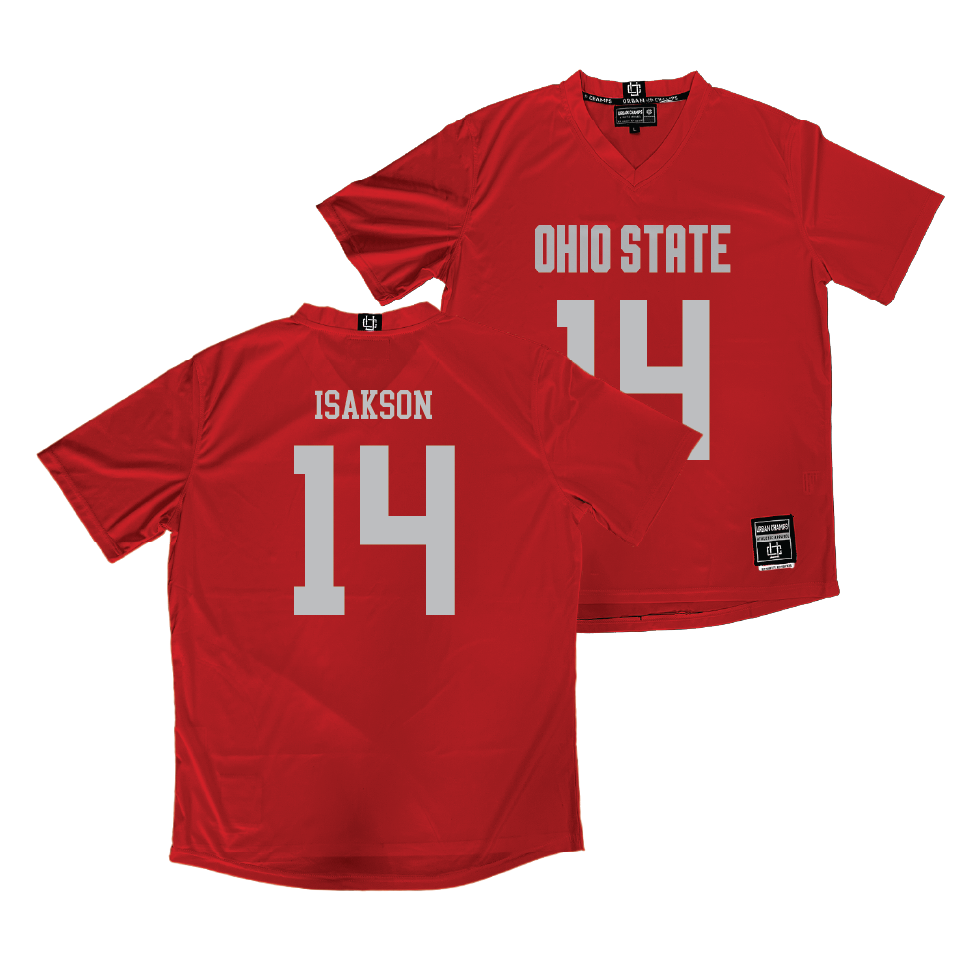 Ohio State Women's Lacrosse Red Jersey  - SK Isakson