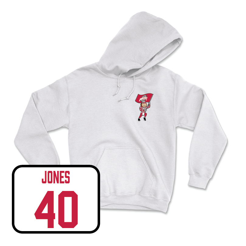 Baseball White Brutus Hoodie  - Jaylen Jones