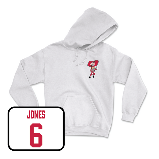 Women's Soccer White Brutus Hoodie - Sydney Jones