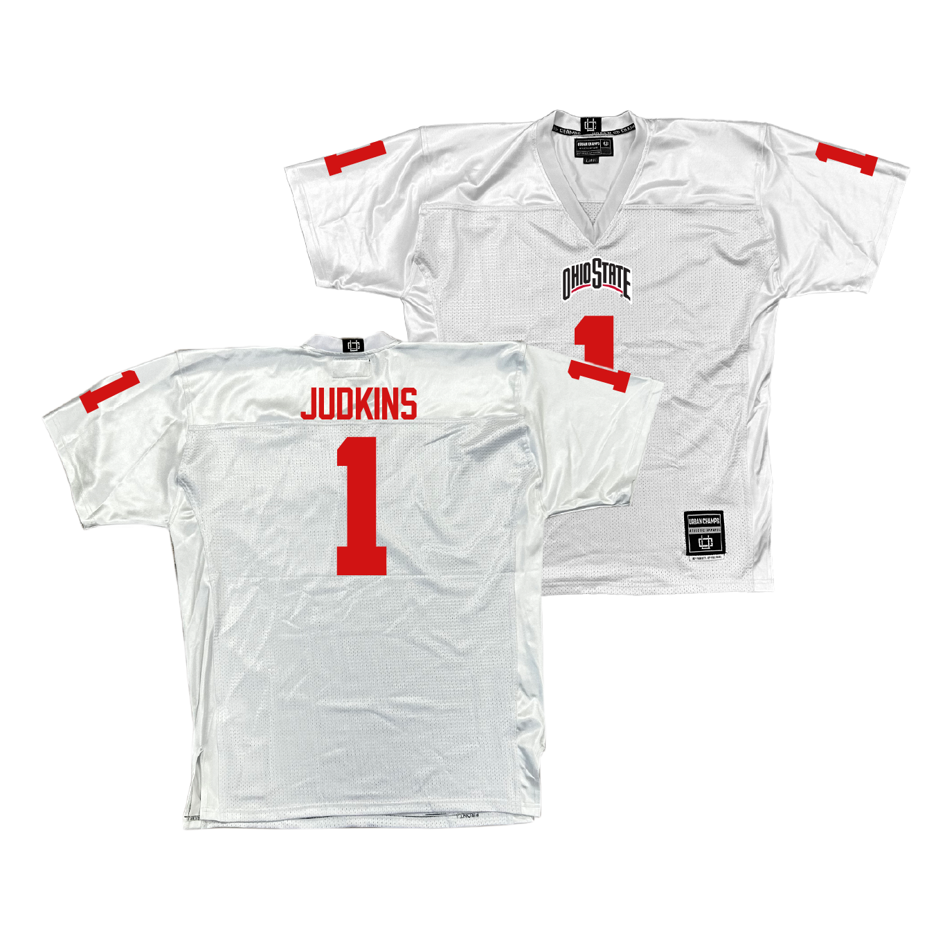 Ohio State Football White Jersey - Quinshon Judkins | #1