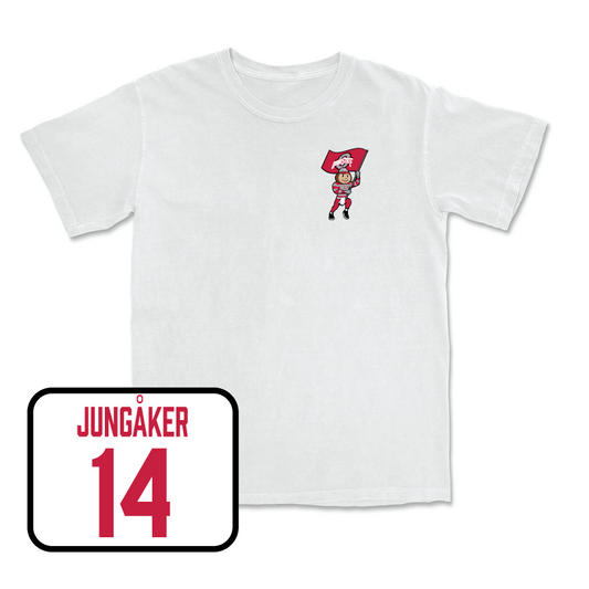 Women's Ice Hockey White Brutus Comfort Colors Tee - Mira Jungåker