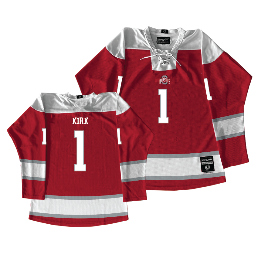 Ohio State Women's Ice Hockey Red Jersey - Raygan Kirk