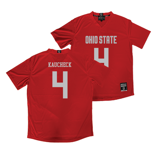 Ohio State Women's Lacrosse Red Jersey - Kaite Kaucheck