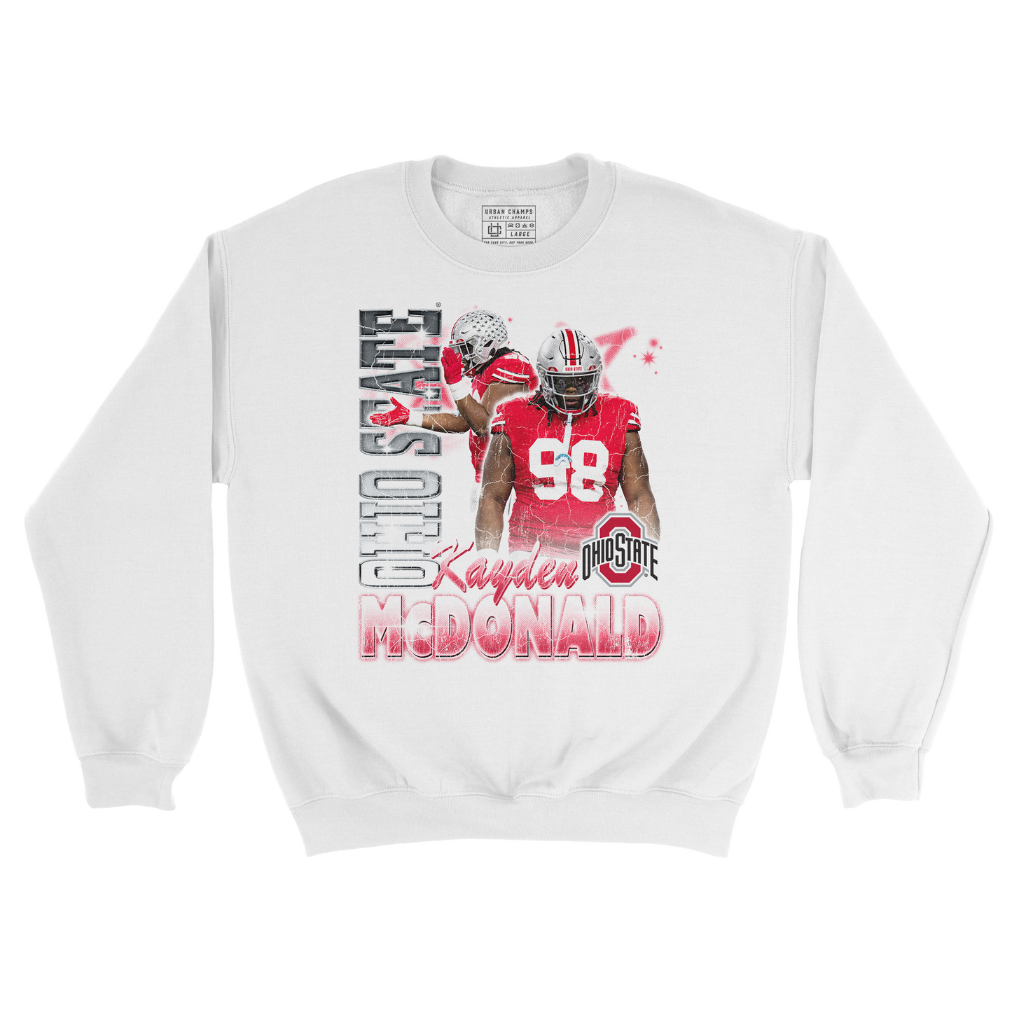 EXCLUSIVE RELEASE: Kayden McDonald 90s Retro White Crew