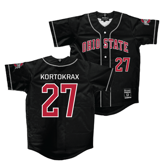 Ohio State Softball Black Jersey - Kami Kortokrax | #27