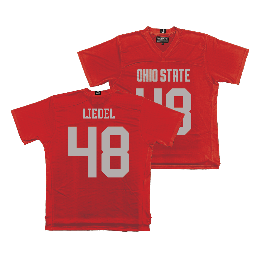 Ohio State Men's Lacrosse Red Jersey - Griffin Liedel