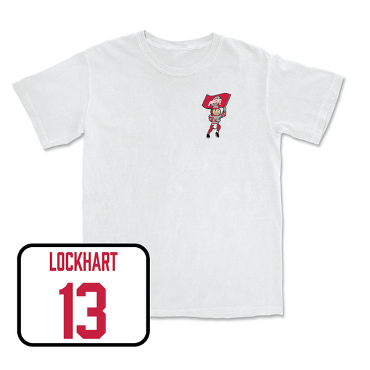 Football White Brutus Comfort Colors Tee  - Miles Lockhart