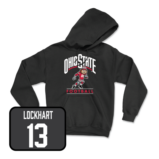 Black Football Gridiron Hoodie  - Miles Lockhart