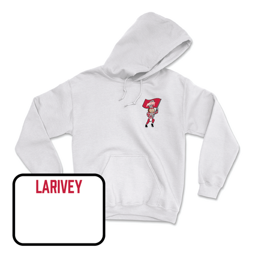 Women's Rowing White Brutus Hoodie - Natalie Larivey