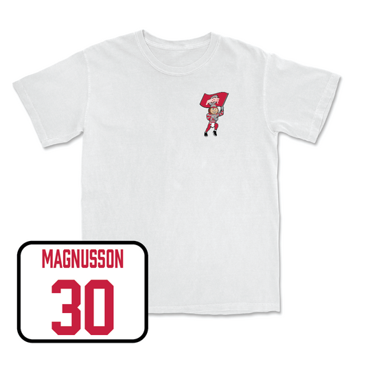 Men's Soccer White Brutus Comfort Colors Tee  - Siggi Magnusson