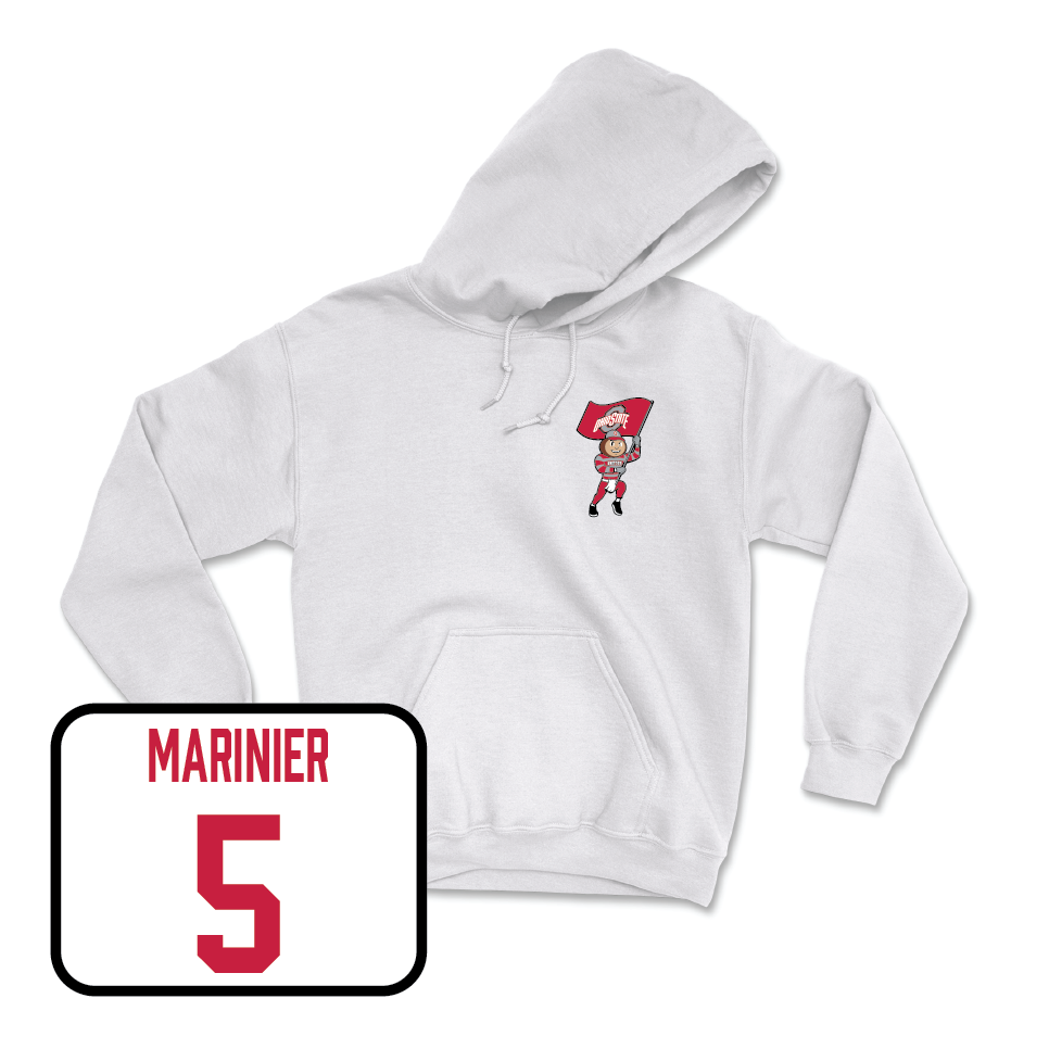 Men's Lacrosse White Brutus Hoodie - Alex Marinier