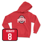 Red Men's Ice Hockey Team Hoodie - Nathan McBrayer