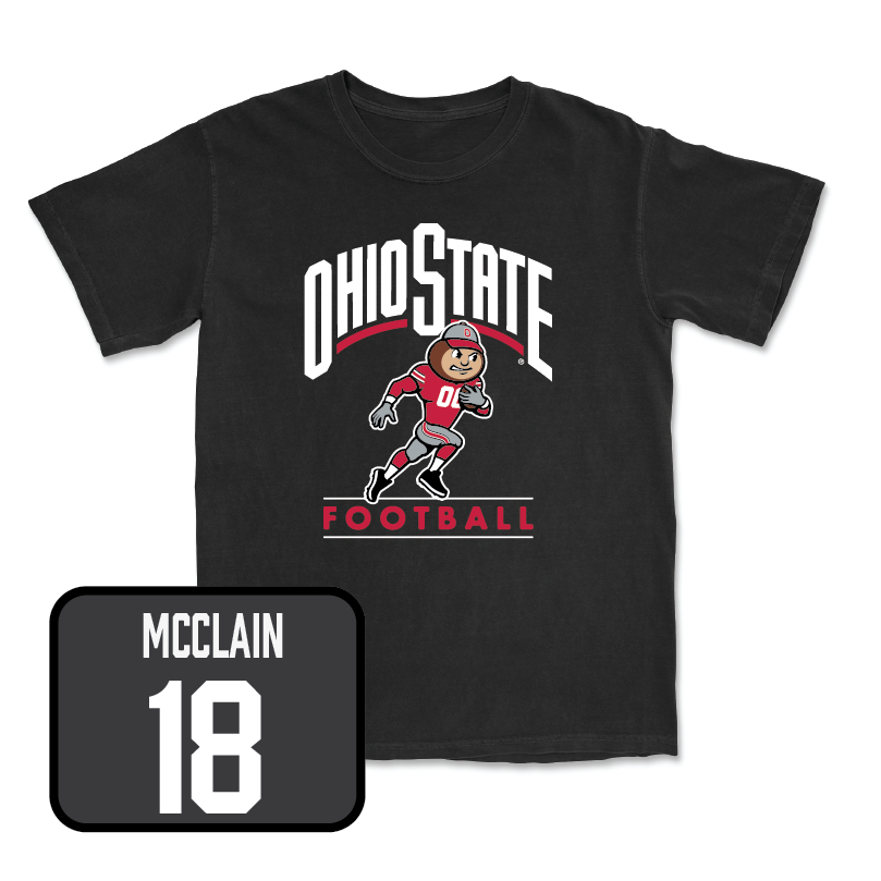 Football Black Gridiron Tee  - Jaylen McClain