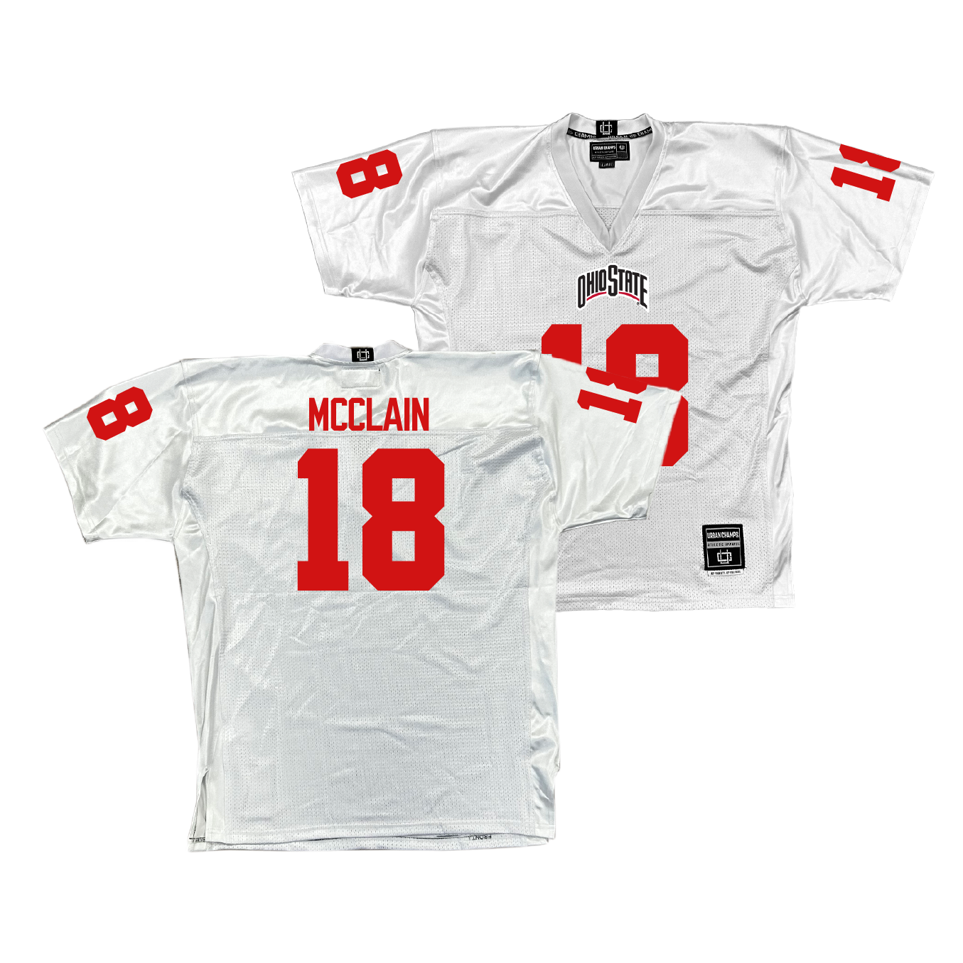 Ohio State Football White Jersey - Jaylen McClain | #18