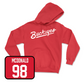 Red Football Script Hoodie   - Kayden McDonald