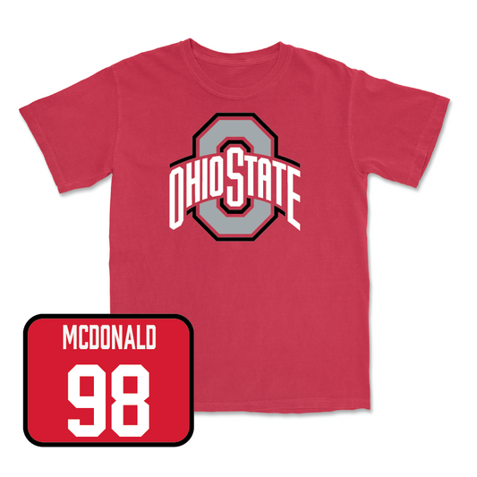 Red Football Team Tee   - Kayden McDonald