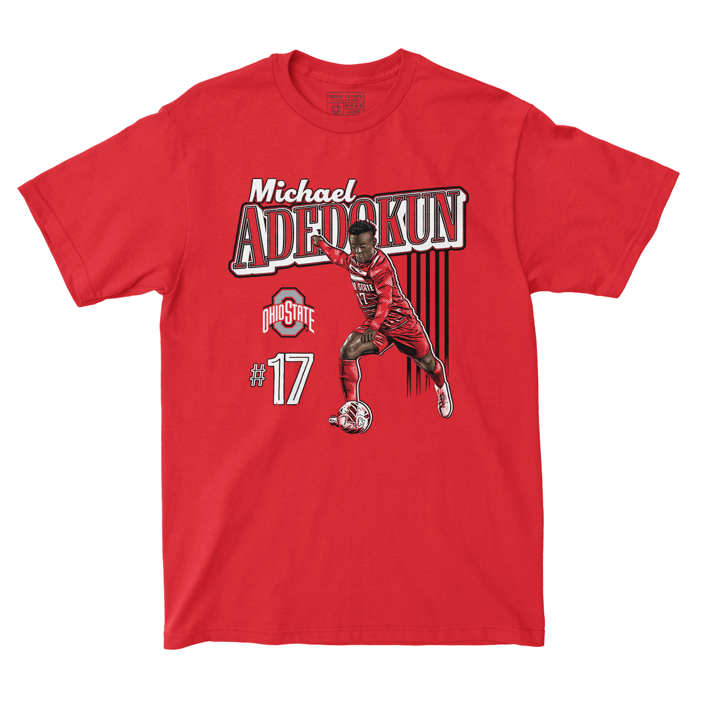 EXCLUSIVE RELEASE: Michael Adedokun Classics Red Tee