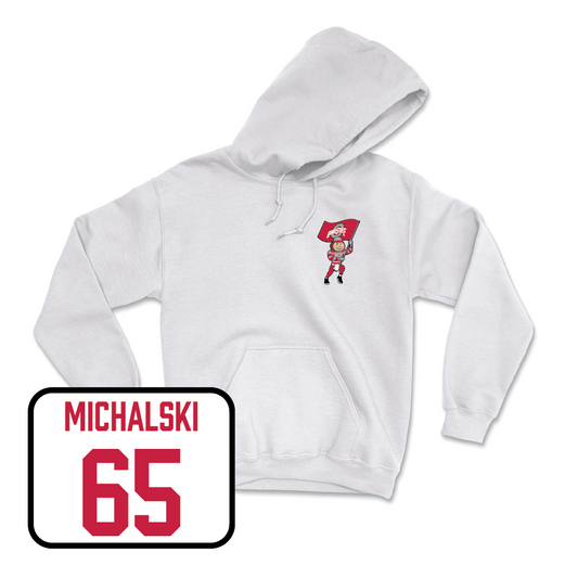 Football White Brutus Hoodie - Zenuae Michalski