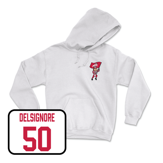 White Football Brutus Hoodie Youth Small / Alec DelSignore | #50