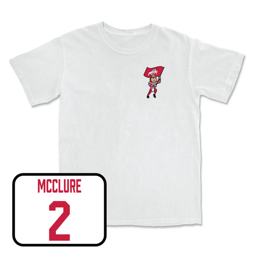 White Women's Volleyball Brutus Comfort Colors Tee Youth Small / Anna McClure | #2