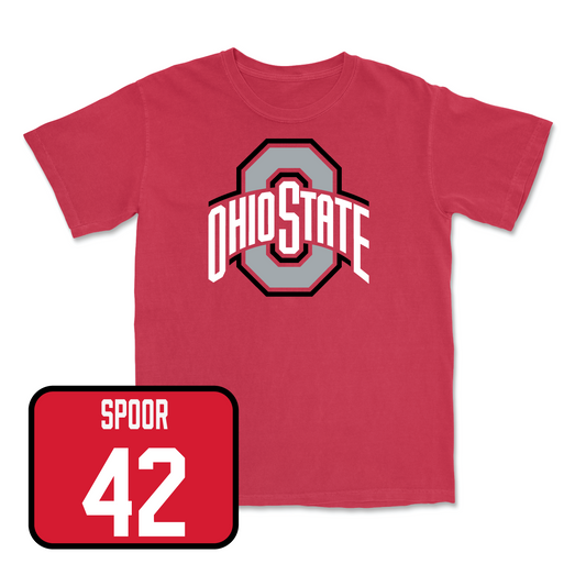 Red Women's Lacrosse Team Tee Youth Small / Annika Spoor | #42