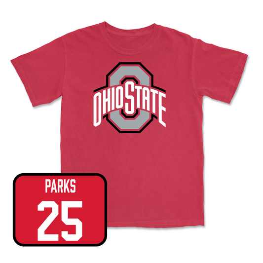 Red Men's Basketball Team Tee Youth Small / Austin Parks | #25