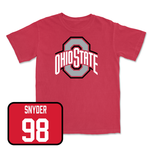 Red Football Team Tee Youth Small / Austin Snyder | #98