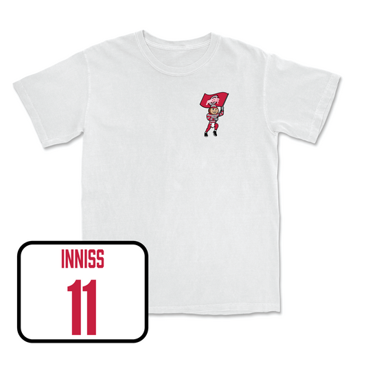 White Football Brutus Comfort Colors Tee Youth Small / Brandon Inniss | #11