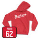 Red Football Script Hoodie Youth Small / Bryce Prater | #62