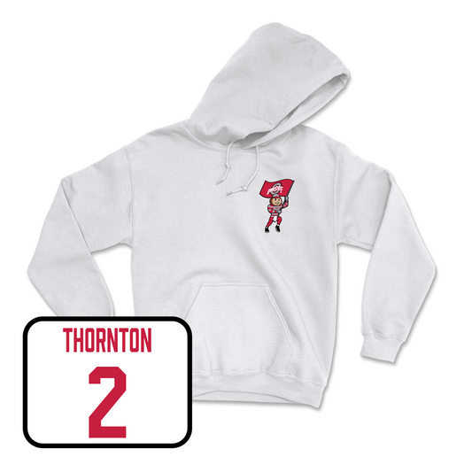 White Men's Basketball Brutus Hoodie Youth Small / Bruce Thornton | #2