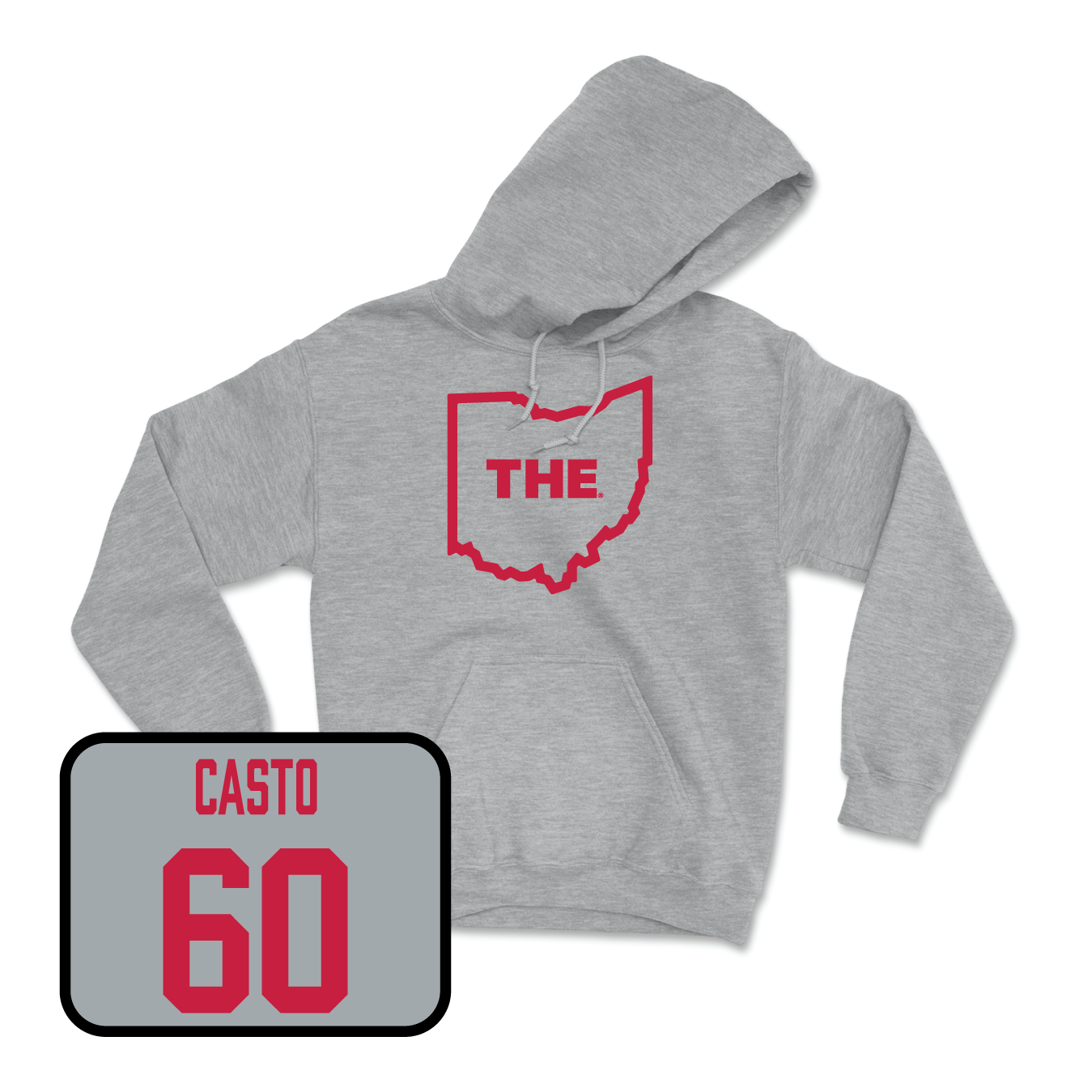 Sport Grey Football The Hoodie 2 Youth Small / Cade Casto | #60
