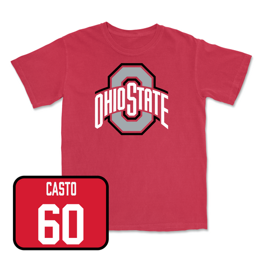 Red Football Team Tee - Caden Curry