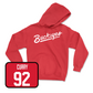 Red Football Script Hoodie - Calvin Simpson-Hunt