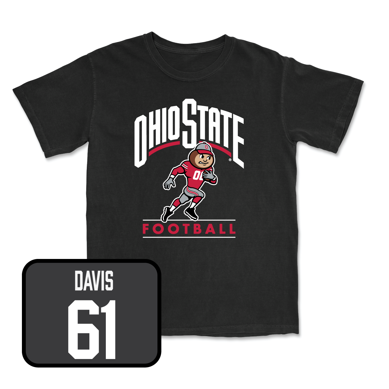 Football Black Gridiron Tee - Caden Curry