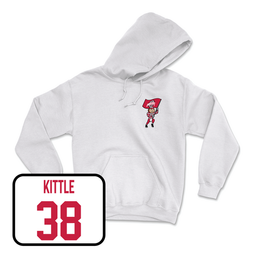 White Football Brutus Hoodie 2 Youth Small / Cameron Kittle | #38
