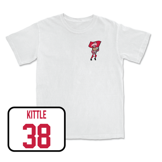White Football Brutus Comfort Colors Tee 2 Youth Small / Cameron Kittle | #38