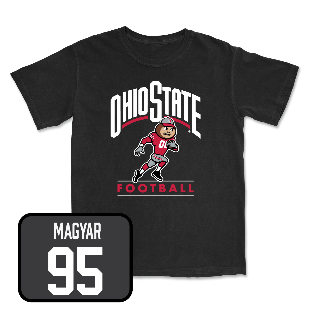 Football Black Gridiron Tee - Casey Magyar