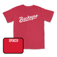 Red Men's Gymnastics Script Tee - Jakob Murray