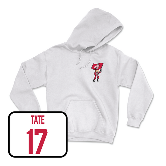 White Football Brutus Hoodie 2 Youth Small / Carnell Tate | #17