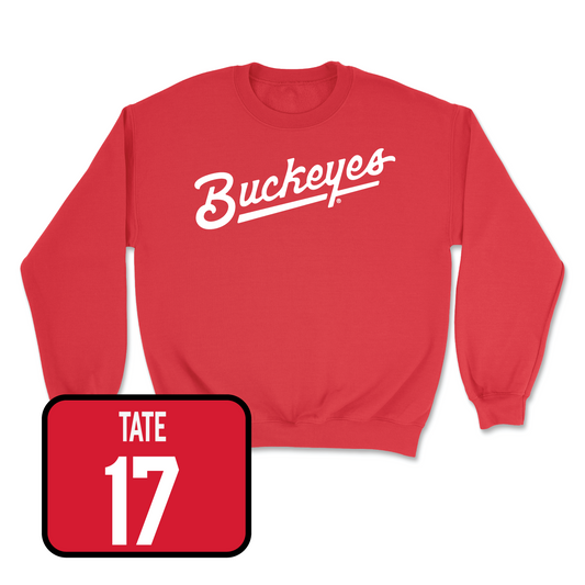 Red Football Script Crew 2 Youth Small / Carnell Tate | #17