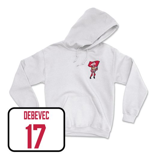 White Women's Lacrosse Brutus Hoodie 2 Youth Small / Chelsea Debevec | #17