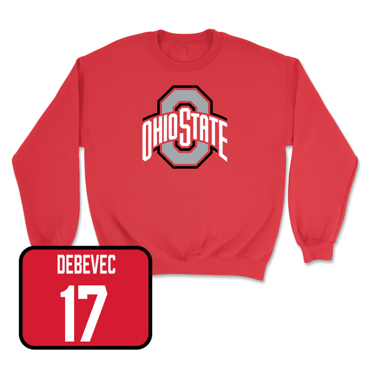 Red Women's Lacrosse Team Crew 2 Youth Small / Chelsea Debevec | #17