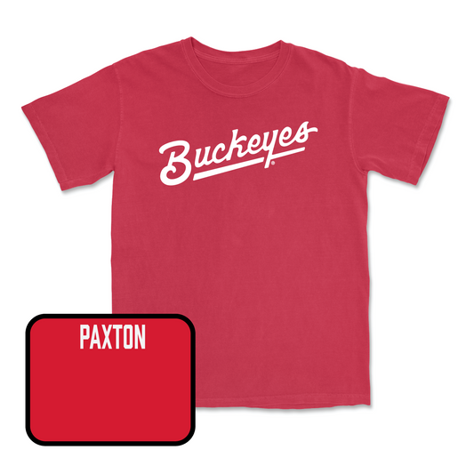 Red Swimming & Diving Script Tee Youth Small / Christopher Paxton