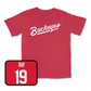 Red Football Script Tee 3 Youth Small / Chad Ray | #19